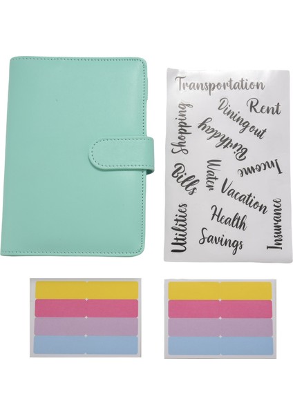 Bütçe Dosyası, A6 Pu Deri Defter Planlayıcı Düzenleyici Yeşil (Yurt Dışından)