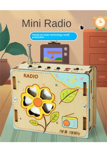 Kendin Yap Fm Radyo Modeli Ahşap Bilim Deney Kitleri Bilim Öğrenme (Yurt Dışından)