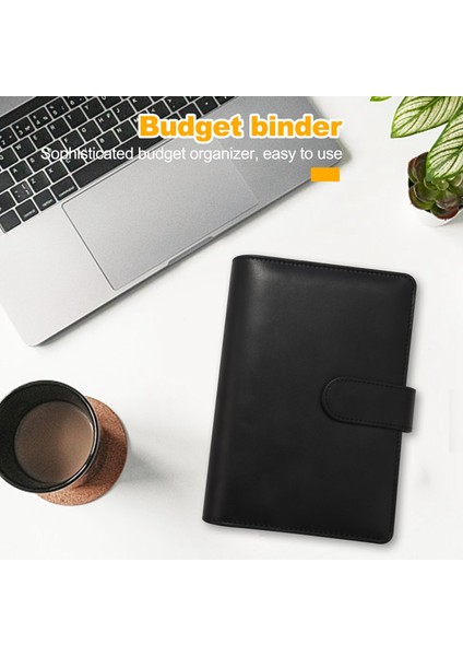 Bütçe Dosyası, A6 Pu Deri Defter Planlayıcı Düzenleyici Siyah (Yurt Dışından)