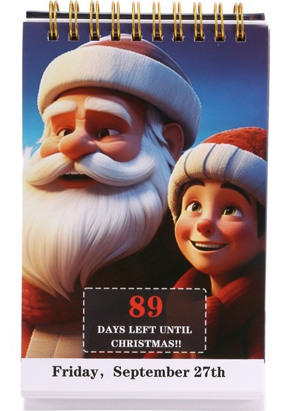100 Günlük Noel Geri Sayım Takvimi Her Sayfa (Yurt Dışından)