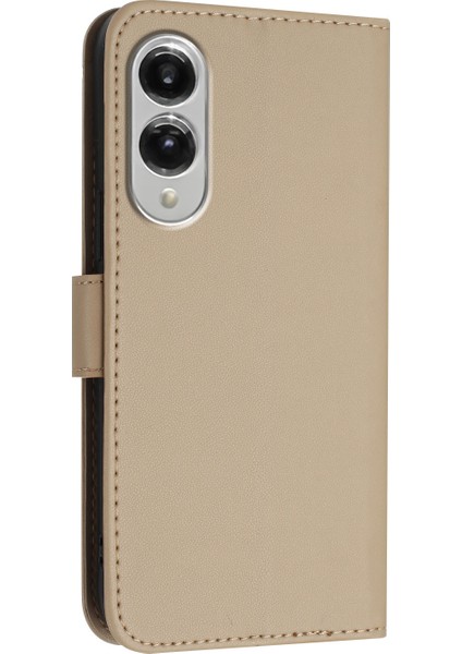 Samsung Galaxy S25 Edge Deri Telefon Kılıfı ve Kordonu (Yurt Dışından)