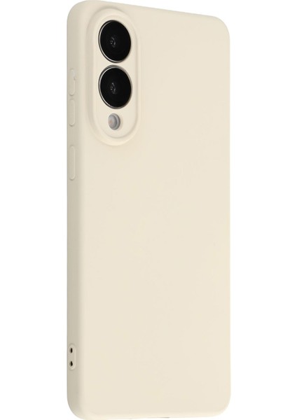 Samsung Galaxy S25 Edge Tpu Arka Yumuşak Çizilmez Fiber Astarlı Telefon Kılıfı (Yurt Dışından)