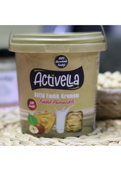 Sütlü Fındık Kreması Parçacıklı 800gr %30 Fındıklı