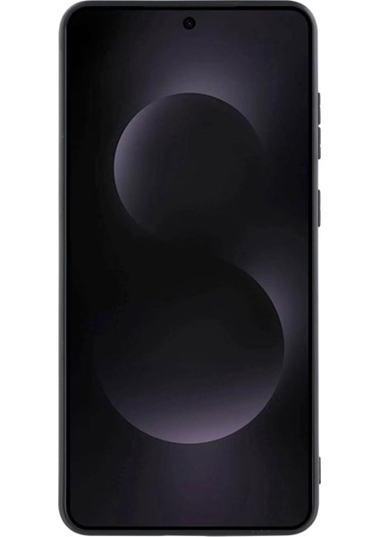Samsung Galaxy S25 Edge Deri Kaplamalı Pc Tpu Telefon Arka Kapağı Metal Ayaklı (Yurt Dışından)