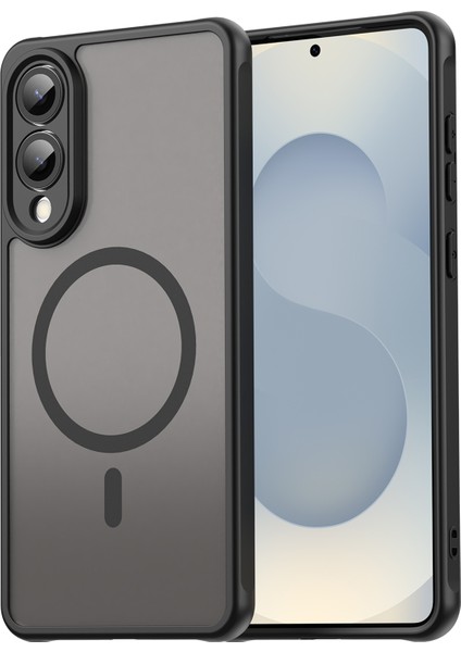 Samsung Galaxy S25 Edge Tpu + Pc Mat Cilt Dokunmatik Telefon Kılıfı Magsafe ile Uyumlu (Yurt Dışından)