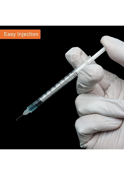 1ml U-100 Iğneli Şırınga, 31G 1cc 5/16-Inç (8mm), 20'li Paket (Yurt Dışından)
