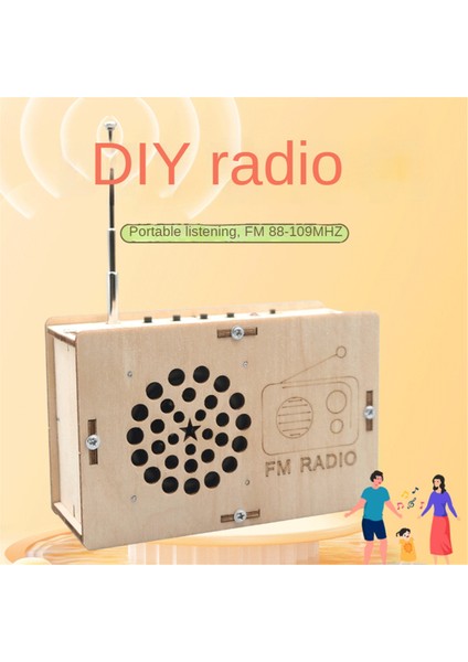 Dıy Fm Radyo Model Seti Öğrenci Bilim Eğitim Ekipmanı (Yurt Dışından)