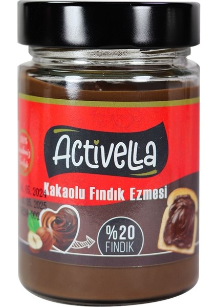 Kakaolu Fındık Ezmesi 330 gr %20 Fındıklı