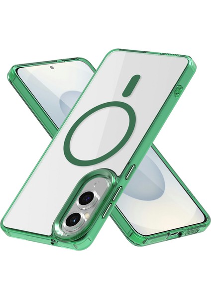Samsung Galaxy S25 Edge Tpu+Pc Şeffaf Telefon Kılıfı Magsafe ile Uyumlu (Yurt Dışından) fiyatları