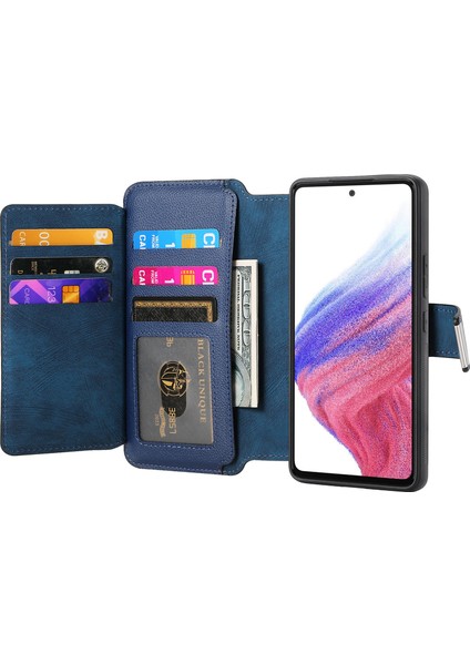 Samsung Galaxy S25 Edge Çıkarılabilir Manyetik Deri Kapaklı Telefon Kılıfı (Yurt Dışından)