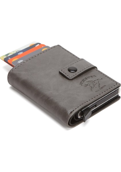 Erkek Mekanizmalı Cüzdan ve Kartlık NEW341 - Gri fiyatları