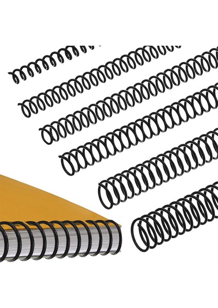 120 Adet Spiral Ciltleme Bobinleri Plastik Ciltleme Spiralleri Halkaları (Yurt Dışından) fiyatları