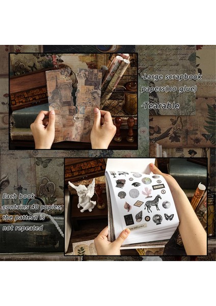 Sanat Günlüğü Tutmak Için 40 Sayfalık Ephemera Defteri,c (Yurt Dışından)