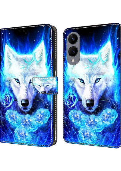 Samsung Galaxy S25 Edge Deri Kılıf Cüzdan Standı Kapaklı Telefon Kılıfı (Yurt Dışından)