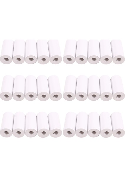 57X25MM Termal Kağıt 30 Rulo Beyaz (Yurt Dışından)