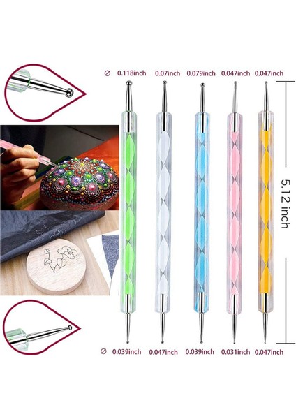 Kabartma Kalemi Aracı ile 200 Yaprak Grafit Iz Kağıdı (Yurt Dışından)