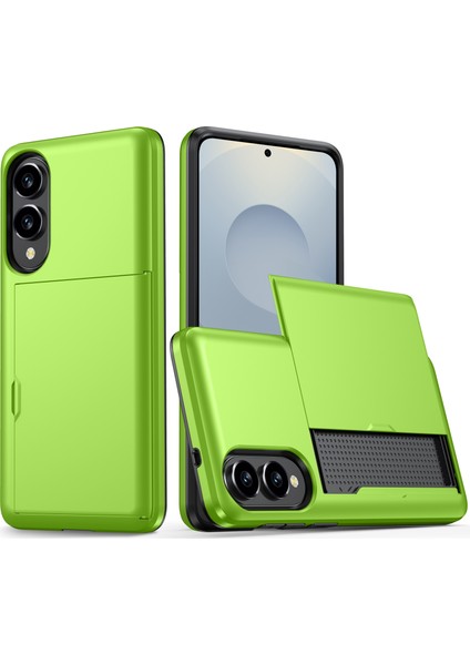 Samsung Galaxy S25 Edge Kart Tutucu Tpu + Pc Telefon Arka Kapağı (Yurt Dışından)