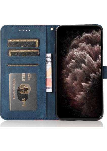 Samsung Galaxy S25 Edge Cüzdan Standı Deri Telefon Kılıfı Bilek Kayışı ile (Yurt Dışından)