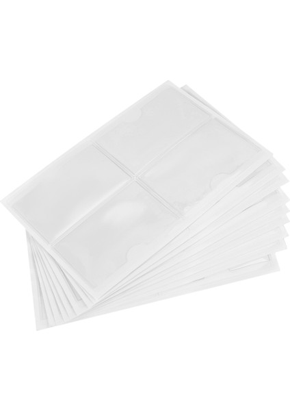 36 Adet Kendinden Yapışkanlı Etiket Kart Tutucu Indeks Cepleri Tutucu 6x8.5cm (Yurt Dışından)