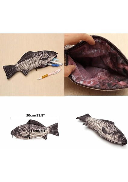 Balık Şekilli Kalem Kutusu Yenilikçi Balık Kalem Çantası Komik Kalem Kutusu (Yurt Dışından) indirimleri