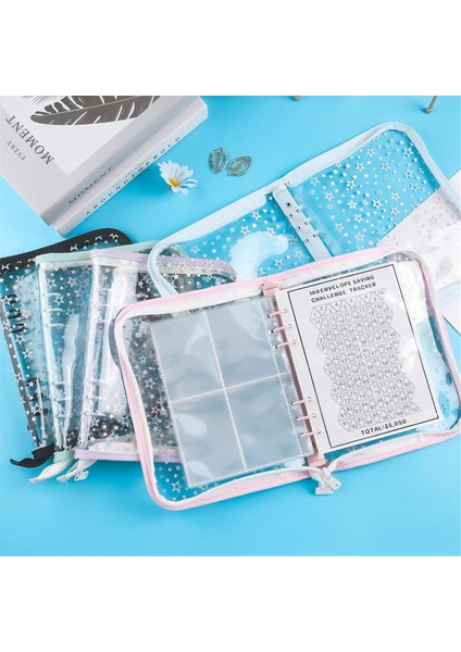 Fermuarlı A5 Bütçe Klasör Kapağı, Klasör Planlayıcı, Pembe (Yurt Dışından)