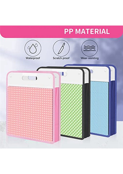 12X12 Scrapbook Kağıt Saklama Seti - Şeffaf Saplı 3'lü (Yurt Dışından)
