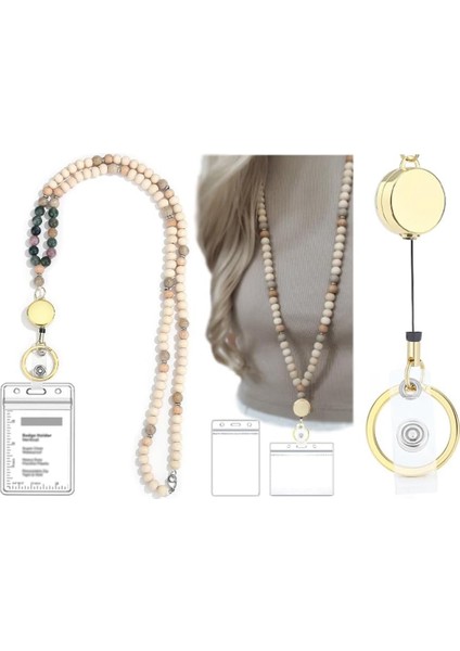 Anahtarlar Için Geri Çekilebilir Boyun Askıları Kimlik Rozeti Tutucu Hindistan- (Yurt Dışından) fiyatları