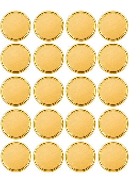 20 Adet Defter Scrapbooking Için Bağlayıcı Halkalar Kitap Diskleri (Altın) (Yurt Dışından)
