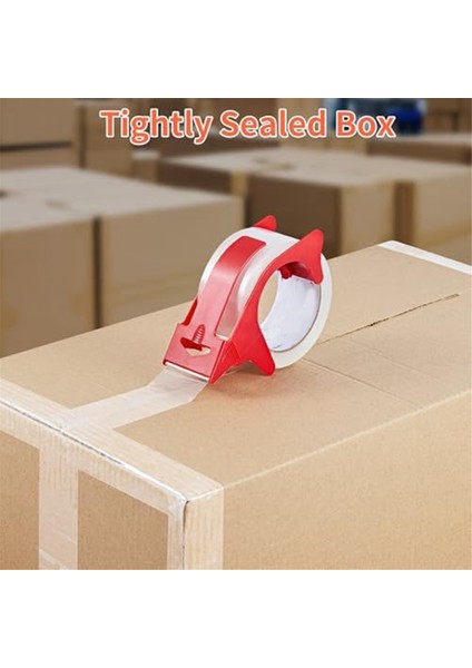 6 Rulo Şeffaf Paketleme Bandı Bant Dağıtıcısı (Yurt Dışından)