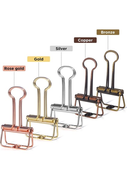 30'lu Paket Metal Tel Bağlayıcı Klipsler - Kağıt Işleri Için Içi Boş Kağıt Klipsleri, (Yurt Dışından) indirimleri