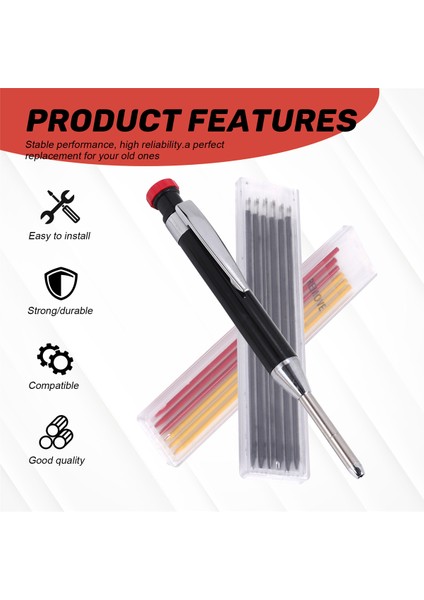 Mekanik Marangoz Kalemleri Inşaat Kalemleri Ağır Hizmet Siyah (Yurt Dışından) indirimleri