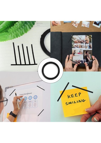 Kuru Silinebilir Tahta Için 10 Rulo Beyaz Tahta Bandı, Rulo Başına 216 Ayak B (Yurt Dışından) indirimleri