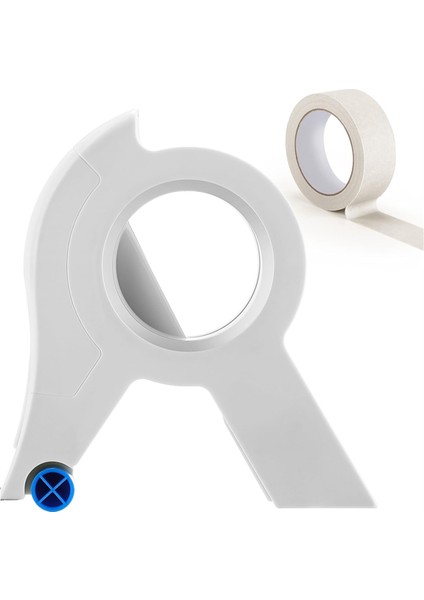 1 Paket Maskeleme Boya Bandı Aplikatörü Her Biri 1,4 Inç Boyacı Bandı Beyaz (Yurt Dışından)