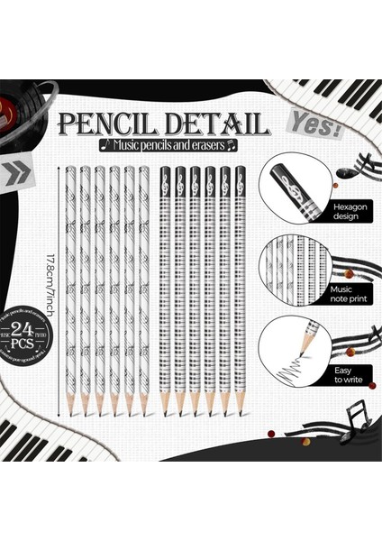 Müzik Kalemleri Müzik Nota Kalemi (48 Adet) (Yurt Dışından) fiyatları