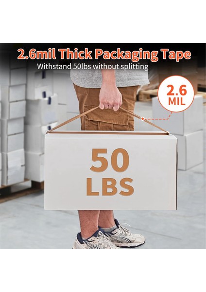 6 Rulo Kahverengi Paketleme Bandı, Ağır Hizmet Paketleme Bandı Yedekleri (Yurt Dışından) indirimleri