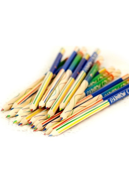 50 Adet Gökkuşağı Rengi 4'ü 1 Arada Kalemler Çizim Boyama Kırtasiye (Yurt Dışından) fırsatları