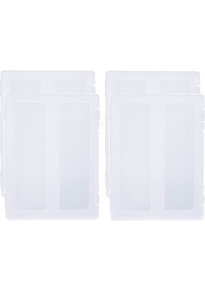4 Paket A4 Dosya Taşınabilir Proje Kutusu, Plastik Saklama Kutusu (Yurt Dışından)