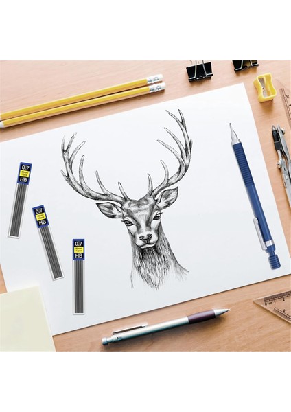 Kurşun Yedekleri, 840 Parça [0,7 mm Hb] Mekanik Kalem Yedekleri, 70 Tüp (Yurt Dışından) fırsatları