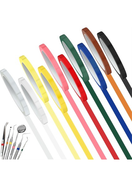 10 Rulo Otoklav Bandı 216FT Renkli Enstrüman Tanımlama (Yurt Dışından) fiyatları