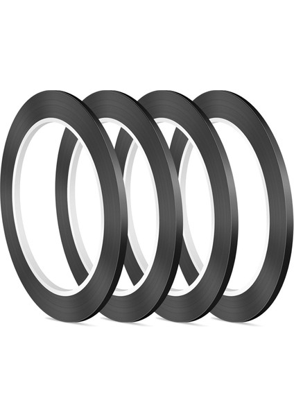 Beyaz Tahta Bandı, Siyah Ince Çizgili Bant, 3 mm Genişliğinde Ince Çizgili Bant (Yurt Dışından)