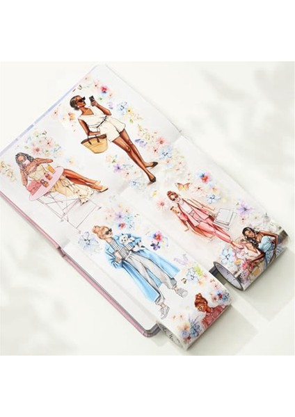 Bloom & Wide Washi Bant, Çiçek Dekoratif, Şeffaf Yapıştırıcı (Yurt Dışından) fırsatları