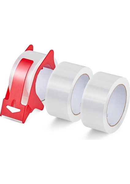 3 Rulo Şeffaf Paketleme Bandı Bant Dağıtıcısı (Yurt Dışından)