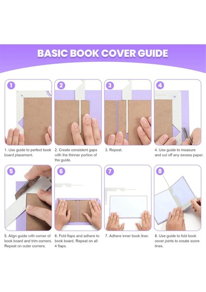 5'i 1 Arada Kitap Kapağı Rehberi, Kitap Ciltleme Seti, Kitap Kapağı Kendin Yap Yapımı Için (Yurt Dışından)