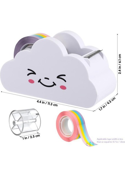 Bant Gökkuşağı Bant Bulut Kesici Öğrenci El Kitabı Masaüstü Bant Kesici (Yurt Dışından) indirimleri