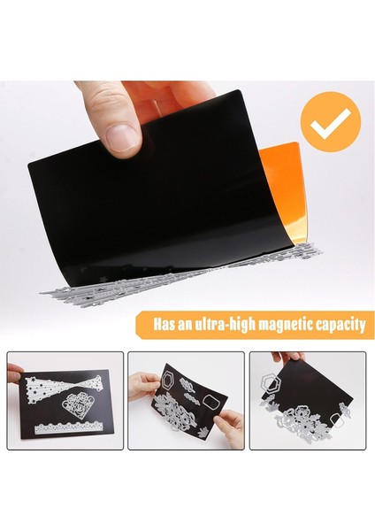 Kalınlaştırılmış 8 Paket Manyetik Kağıt Bant Çıtçıtlar ve Etiketler Çıkartmalar A (Yurt Dışından) modelleri