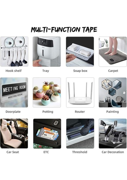 5 Adet 5m Nano Bant Süper Güçlü Çift Taraflı Yapışkan Bant 30MM (Yurt Dışından) fırsatları