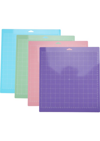 Cricut Maker/cameo 4 Için 4 Adet Karışık Renkli Kesme Matı Izgara Plotter (Yurt Dışından)