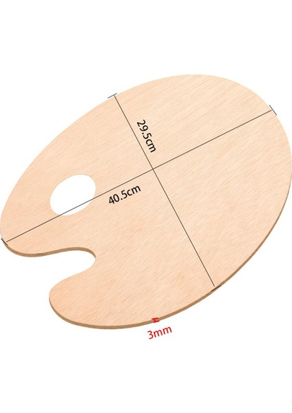 Ahşap Palet Ahşap Oval Boyama Paleti Palet (Yurt Dışından)