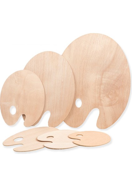 Ahşap Palet Ahşap Oval Boyama Paleti Palet (Yurt Dışından)