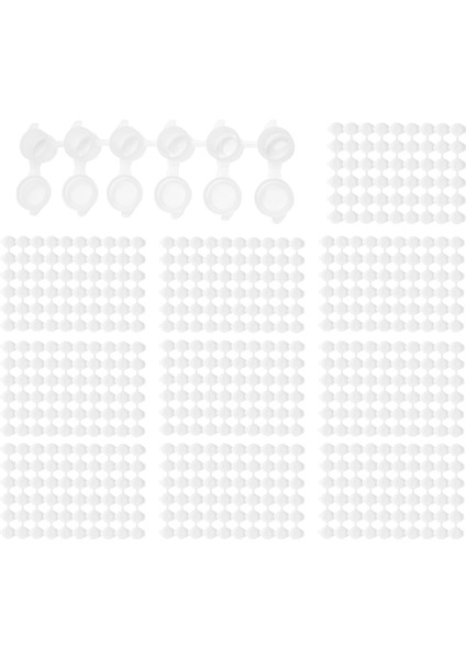 100 Şerit 600 Kap Boş Boya Şeritleri Boya Kabı Malzemeleri (3 Ml/0.1 Oz) (Yurt Dışından) fiyatları